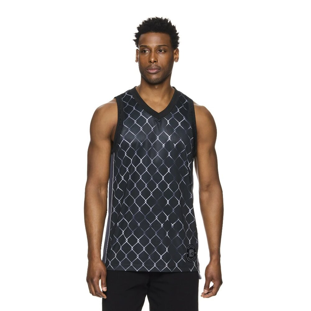 AND1 Men's Basketball Muscle Tank – Black, Large – Sleeveless Athletic Top